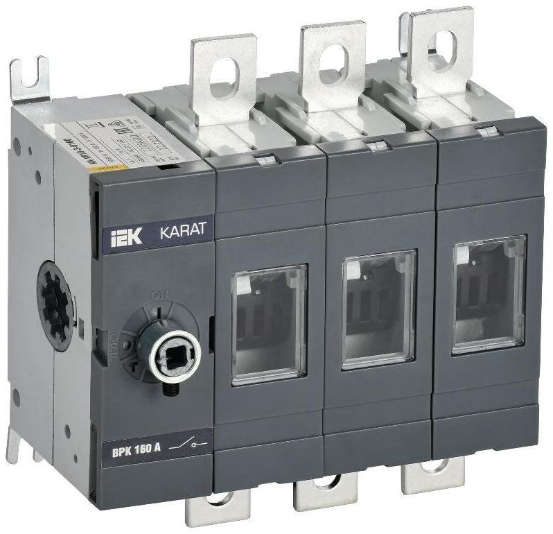 IEK KA-VR10-3-0160 KARAT Выкл-разъед. ВРК без рукоятки 3P 160А