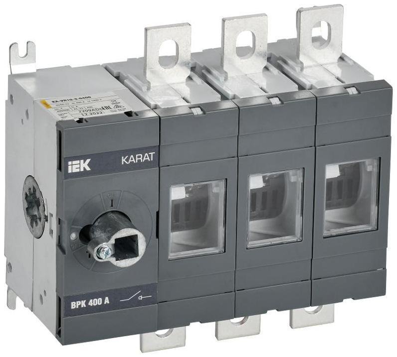 IEK KA-VR10-3-0400 KARAT Выкл-разъед. ВРК без рукоятки 3P 400А