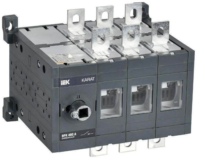 IEK KA-VR20-3-0400 KARAT Выкл-разъед. ВРК реверс. без рукоятки 3P 400А