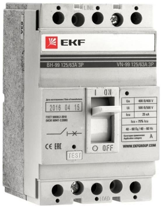 EKF sl99-250-250 Выключатель нагрузки ВН-99 250/250А 3P PROxima