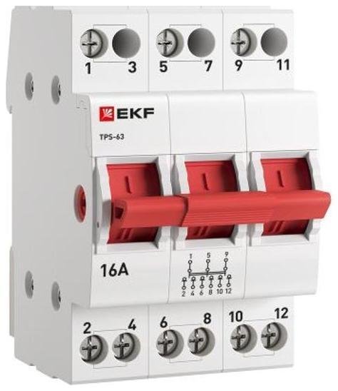 EKF TPS316 Трехпозиционный переключатель ТПС-63 3P 16А