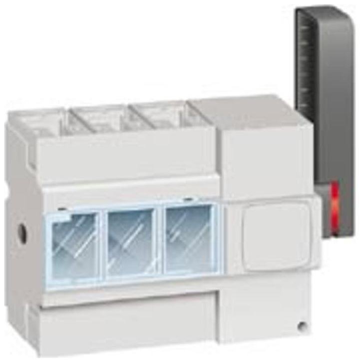 Legrand 026641 Выключатель-разъединитель DPX-IS 250 - с дистанционным отключением - 100 A - 3П - рукоятка справа