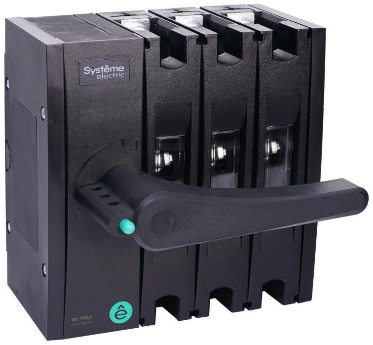 Systeme Electric SSD01603LF0160 ВЫКЛ-РАЗЪЕДИНИТЕЛЬ SYSTEMEPACT SD160 3P 160A РУКОЯТКА СЛЕВА ФРОНТ_РУКОЯТКА ЗАКАЗЫВАЕТСЯ ОТДЕЛЬНО