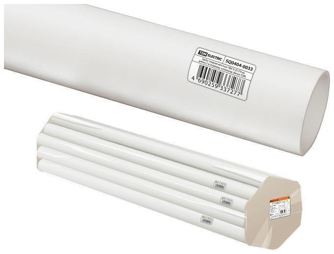 TDM electric SQ0404-0033 Труба гладкая жесткая ПВХ d 25 (74 м) длина 2 м индивид. штрихкод, белая [в упаковке 74, цена за 1 м]