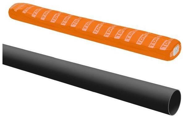 TDM electric SQ0404-2931 Труба гладкая жесткая ПВХ d 16 (2 м) индивид. штрихкод, чёрный [в упаковке 52, цена за 1 шт]