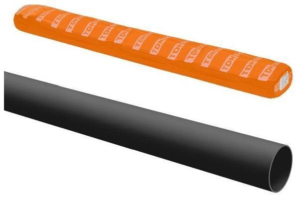 TDM electric SQ0404-3033 Труба гладкая жесткая ПВХ d 25 (3 м) индивид. штрихкод, чёрный [в упаковке 37, цена за 1 шт]