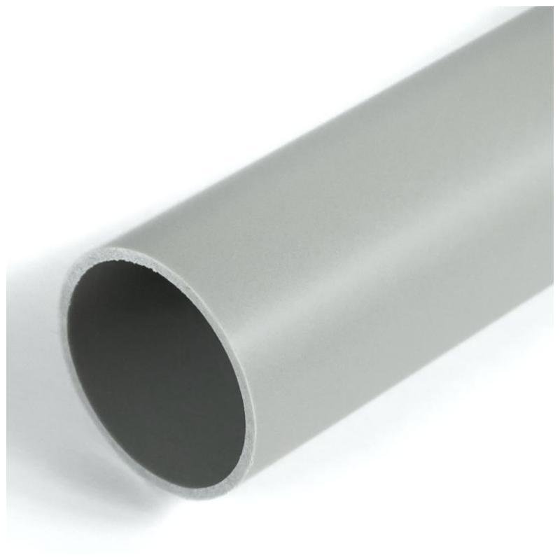 Промрукав PR.01425 Труба жесткая ПВХ 3-х метровая легкая серая д25 (120м/уп) атмосферостойкая