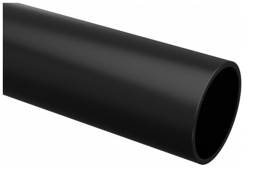 EKF trg-16b-3m Труба гладкая ПВХ жесткая d16 мм (3 м) (156 м/уп) черная [в упаковке 156, цена за 1 м]