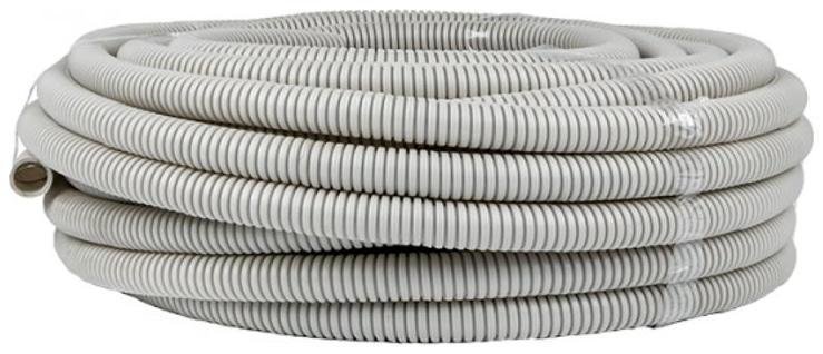 EKF tg-z-25-25n Труба гибкая гофрированная ПВХ 25мм с протяжкой (25м)