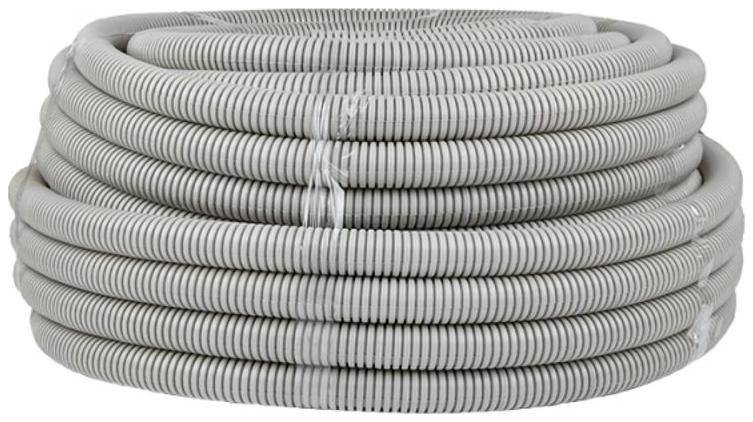 EKF tg-z-32 Труба гибкая гофрированная ПВХ 32мм с протяжкой (50м)