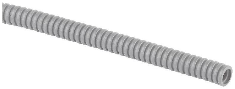 Эра Б0057954 Труба гофрированная ПВХ GOFR-20-100-PVC-T тяжелая серая 20мм с зондом 100м