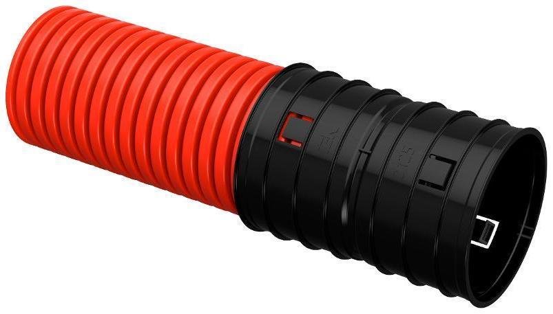 IEK CTG12-125-K04-050-R Труба гофр. двустенная ПНД d=125мм красная (50м| [в упаковке 50, цена за 1 м]