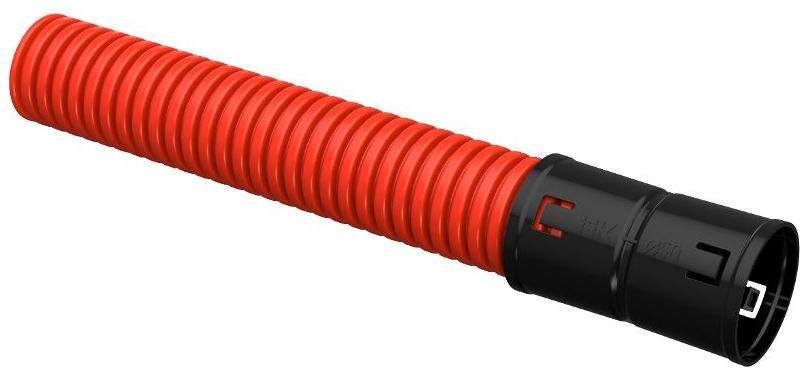 IEK CTG12-050-K04-100-R Труба гофр. двустенная ПНД d=50мм красная (100м) [в упаковке 100, цена за 1 м]
