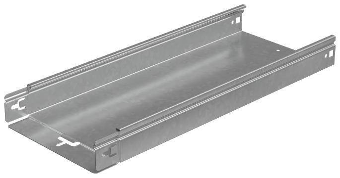 КМ-Профиль PL0309 Лоток неперф. 50х200х0,7 L3000 мм "Быстрый монтаж ПЛЮС"