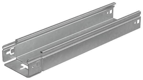 КМ-Профиль PL0297 Лоток неперф. 50х100х0,7 L3000 мм "Быстрый монтаж ПЛЮС"