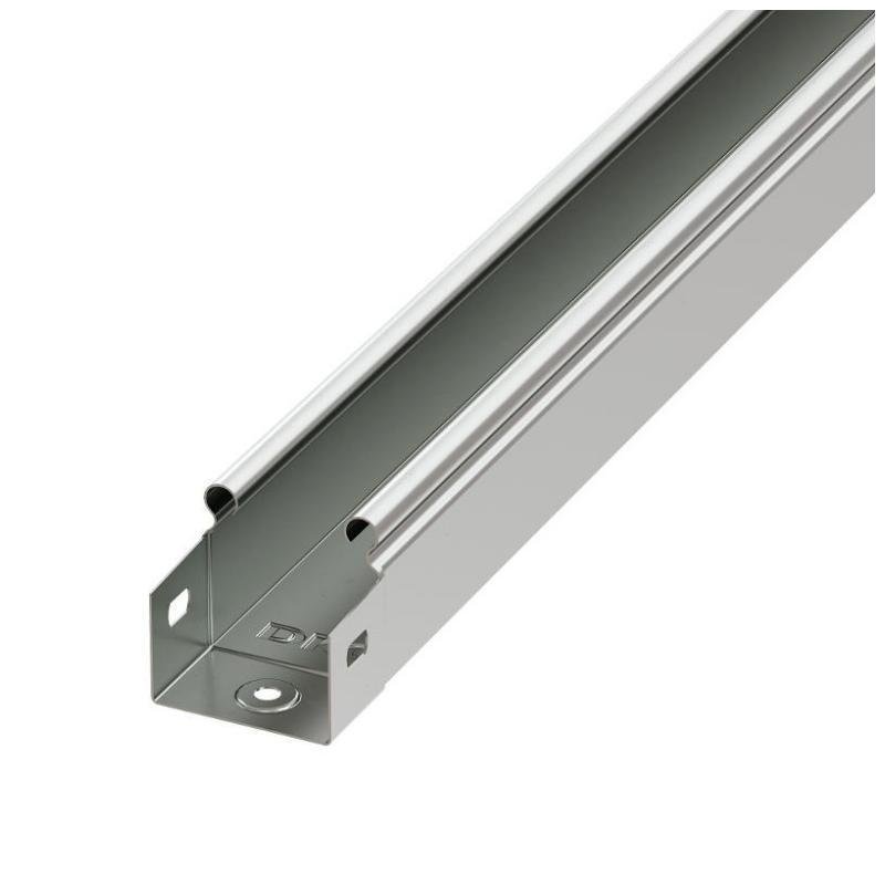 DKC 35010ZL Лоток неперфорированный 50х50х2000мм, цинк-ламельный