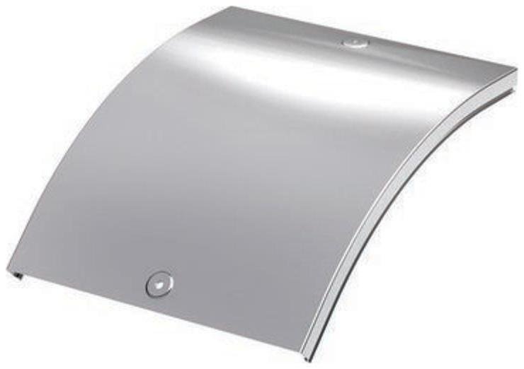 DKC 38264ZL Крышка CD 45 на угол вертикальный внешн. 45 град осн.200, цинк-ламельная