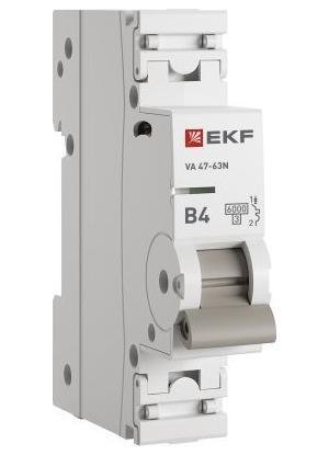 EKF M636104B Выключатель автоматический модульный 1п B 4А 6кА ВА 47-63N PROxima