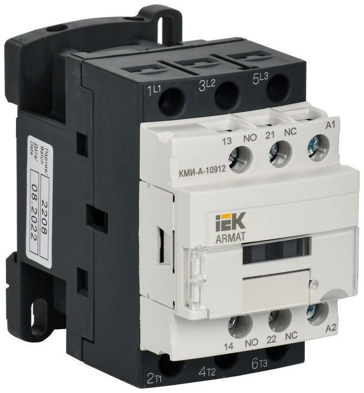 IEK AR-ACC-11-009-230-11 Контактор КМИ-А-10912 LC1D 9А кат. 230В AC 1НО+1НЗ AC-3