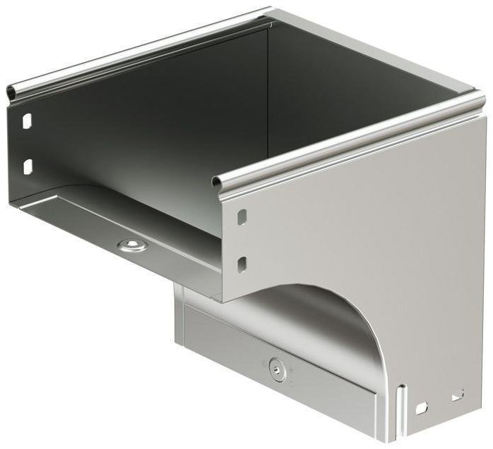 DKC 37376K Угол для лотка вертикальный внешний 90град. 400х80 CDV 90 в компл. с крепежн. элемент