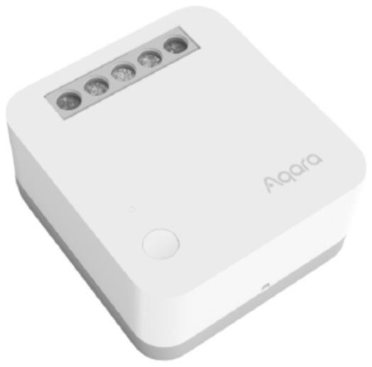 Aqara SSM-U01 Умное реле одноканальное с нейтралью, Zigbee, серия T1, монтаж отдельно стоящий, цвет белый, 2500 Вт