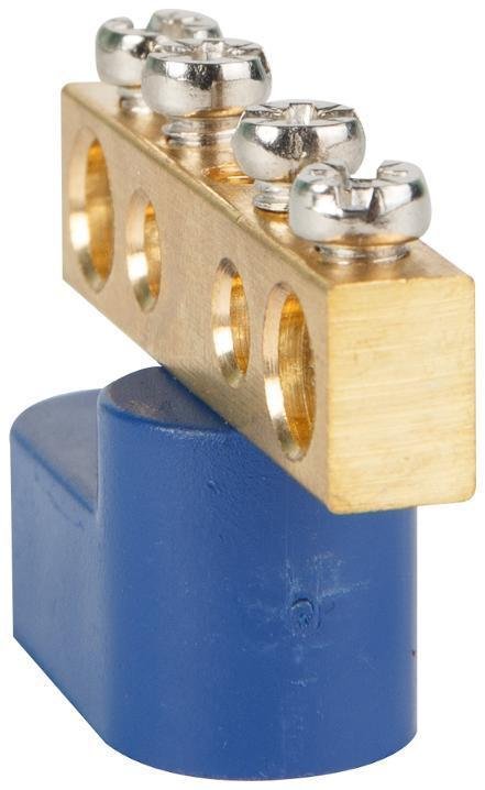 КЭАЗ 277935 Шина нулевая с изолятором OptiKit BB-O-PE-S-20-6х9 желтый [в упаковке 10, цена за 1 шт]