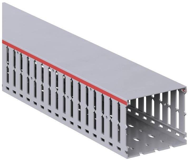 DKC 00153RL Короб перфорированный, серый RL12 100x80 [в упаковке 16, цена за 1 м]