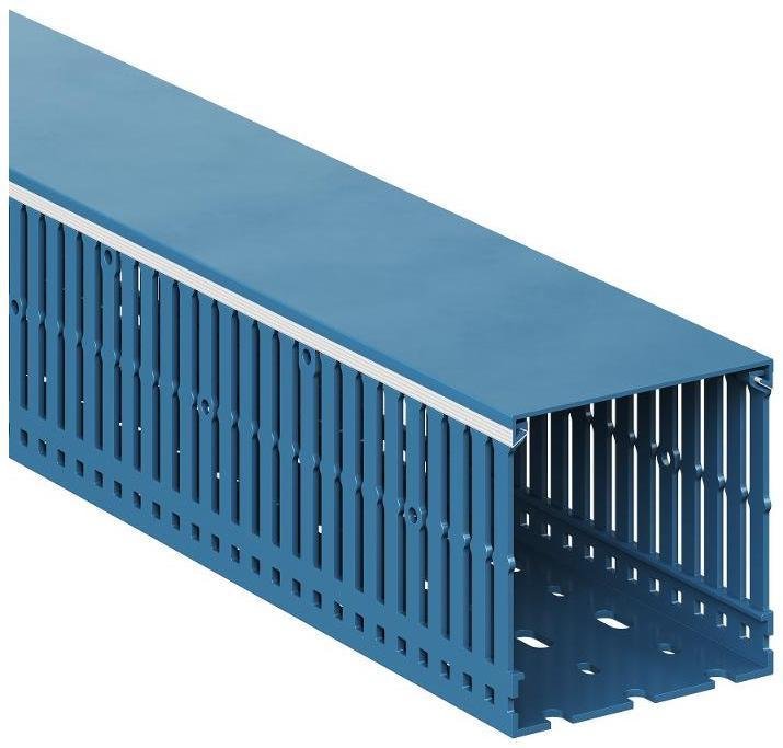 DKC 01268RL Короб перфорированный, синий RL6 80x80