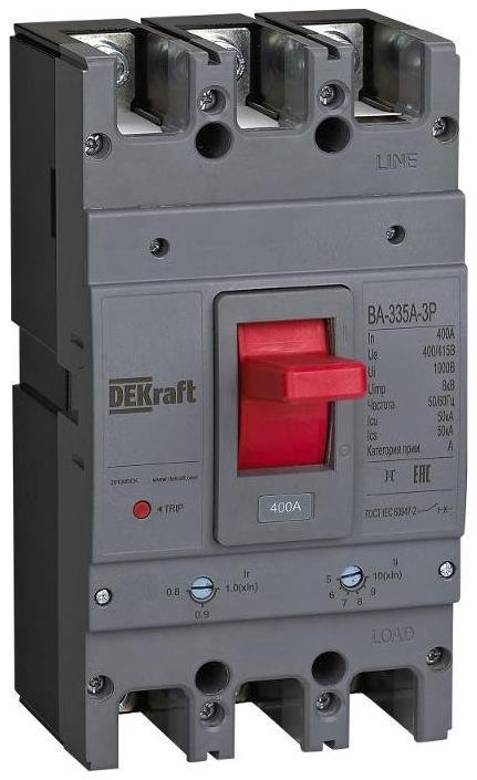DEKraft 28129DEK Силовой авт. выкл. 3P 320A 50кА ВА-335А