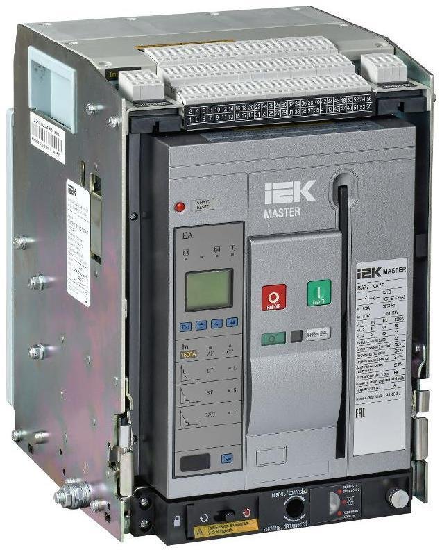 IEK MI-ACB10-3WA-065-1600-ACF Возд. авт. вык. AC ВА77 W3P A 65кА 1600А EA акс. MASTER