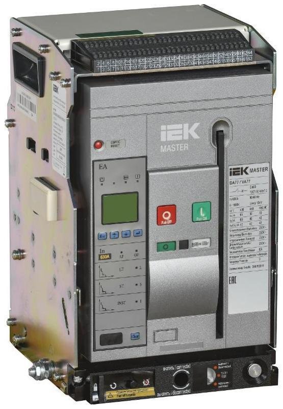 IEK MI-ACB10-3WS-065-0630-ACF Возд. авт. вык. AC ВА77 W3P S 65кА 630А EA акс. MASTER