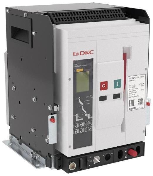 DKC AGS08N-S3DH-5-222K Воздушный автоматический выключатель YON AGS08N3Р 800 А 65 кА, расцепитель 3M, выкатной, управление 220 В AC, горизонтальное подключение