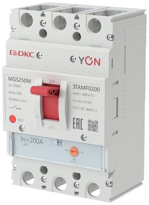 DKC MGS250M-3TAMF0200 Авт. выкл. YON MGS250 3P 160-200A 25kA