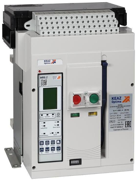 КЭАЗ 366299 Выключатель автоматический OptiMat A-800-S1-3P-50-F-MR8.2-B-C2200-M2-P04-S2-06