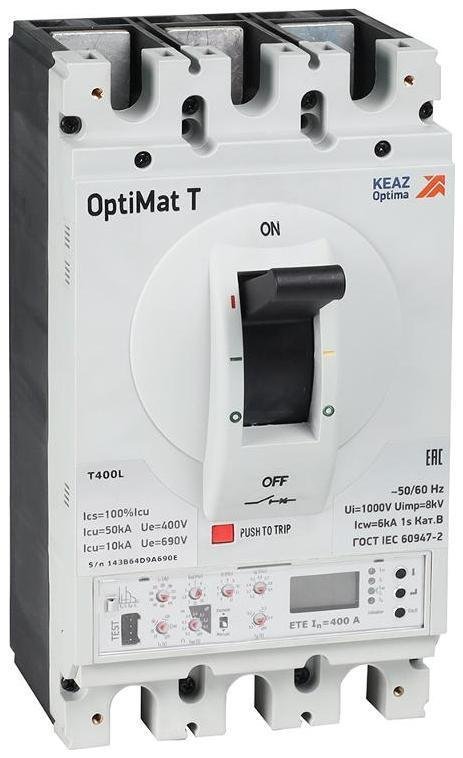КЭАЗ 355927 Выключатель автоматический OptiMat T630L ETE 630A 3P
