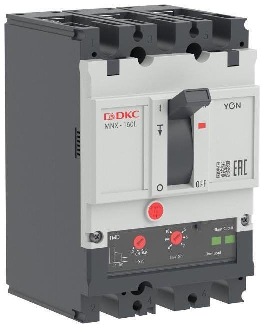 DKC MNX160L3PTMD0160 Авт. выкл. YON pro MNX160L 3P 160A 70kA при AC415V расц. TMD