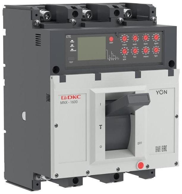 DKC MNX1600M3PETE1250 Авт. выкл. YON pro MNX1600M 3P 1250A 100kA при AC415V расц. ETE