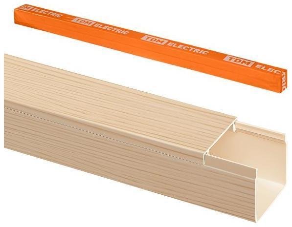TDM electric SQ0402-4306 Кабель-канал 25х25 (4 шт по 1 м) "ЭКО" 3D сосна (розн.упак.)