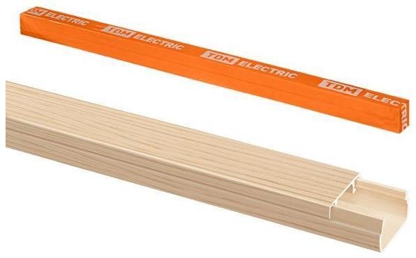 TDM electric SQ0402-4302 Кабель-канал 15х10 (12 шт по 1 м) "ЭКО" 3D сосна (розн.упак.)