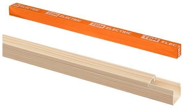 TDM electric SQ0402-4301 Кабель-канал 12х12 (12 шт по 1 м) "ЭКО" 3D сосна (розн.упак.)
