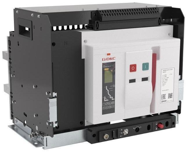DKC AGS50U-H3DH-6-222K Воздушный автоматический выключатель YON AGS50U 3Р 5000 А 135 кА, расцепитель 3H, выкатной, управление 220 В AC, горизонтальное подключение