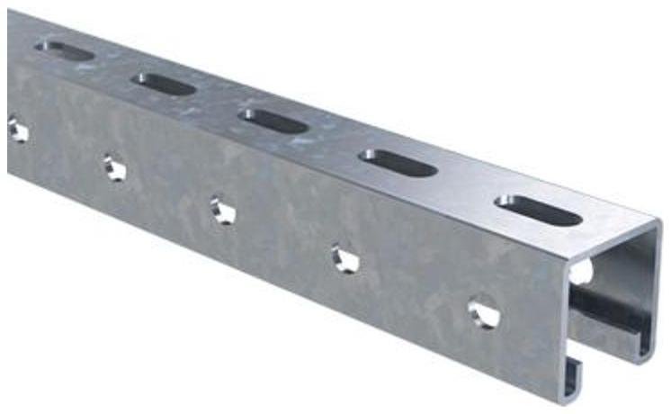 DKC BPV4110HDZ С-образный профиль 41х41, L1000, толщ.2,0 мм, горячеоцинкованный