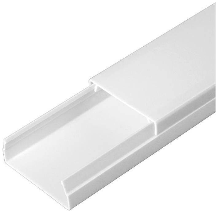 Промрукав PR.0325206 Кабель-канал белый 40х16 (56м/уп) 2-й замок в п/э