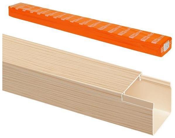 TDM electric SQ0402-2306 Кабель-канал 25х25 (2 м = 1 шт) "ЭКО" 3D сосна [в упаковке 25, цена за 1 шт]