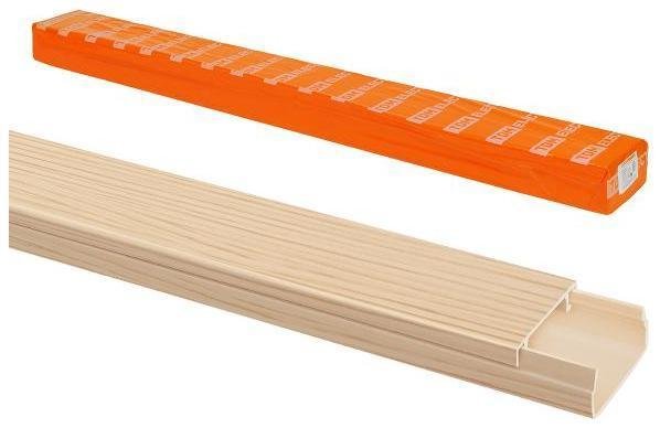TDM electric SQ0402-2304 Кабель-канал 20х10 (2 м = 1 шт) "ЭКО" 3D сосна [в упаковке 50, цена за 1 шт]