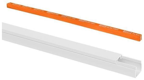 TDM electric SQ0402-3801 Кабель-канал 12х12 (12 шт по 2 м) белый (розн.упак.)