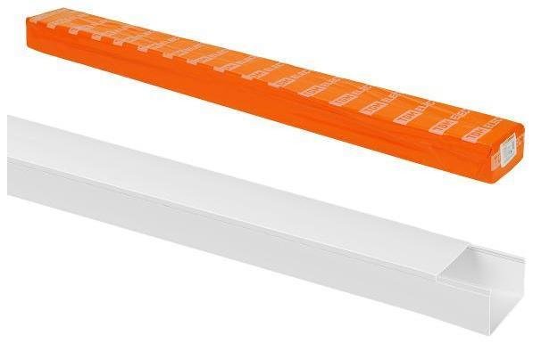 TDM electric SQ0402-1160 Кабель-канал 100х60 (2 м = 1 шт) белый [в упаковке 9, цена за 1 шт]