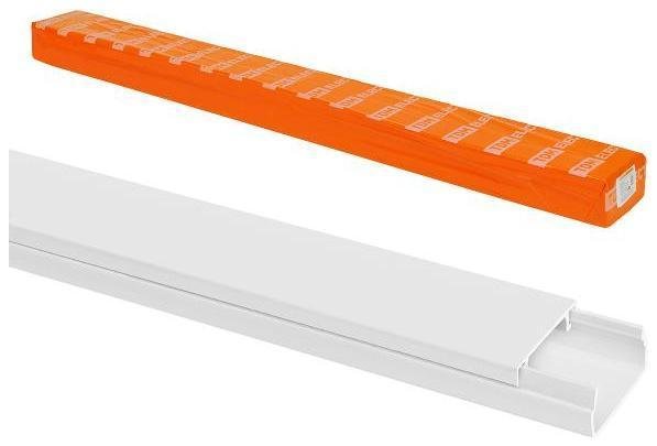TDM electric SQ0402-1004 Кабель-канал 20х10 (2 м = 1 шт) белый [в упаковке 50, цена за 1 шт]