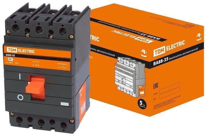 TDM electric SQ0707-0067 Авт. выкл. ВА88-35 3Р 80А 35кА