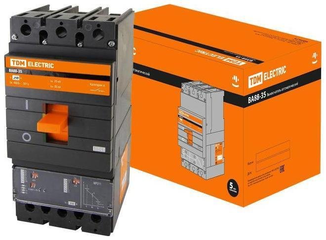 TDM electric SQ0707-0096 Авт. выкл. ВА88-35 3Р 250А 35кА с эл. расц